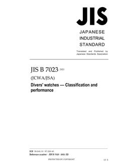 JIS B 7023 PDF