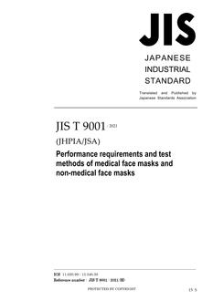 JIS T 9001 PDF