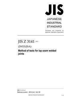 JIS Z 3141 PDF