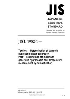 JIS L 1952-1 PDF