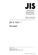 JIS B 7503:1997 PDF