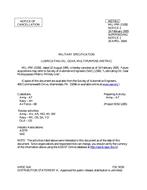 MIL MIL-PRF-2105E Notice 2 – Cancellation PDF