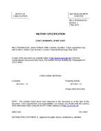 MIL MIL-C-87160A Notice 1 – Cancellation PDF