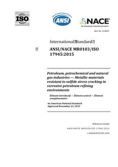 NACE MR0103/ISO 17945 PDF