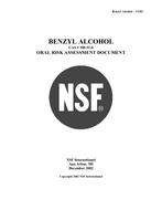 NSF Benzyl Alcohol PDF