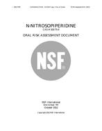 NSF N-Nitrosopiperidine CAS # 100-75-4 PDF