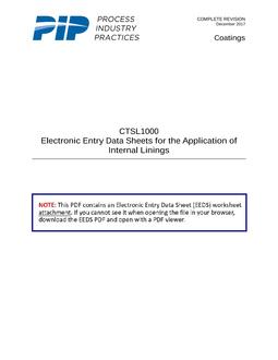 PIP CTSL1000-EEDS PDF