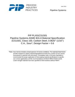 PIP PLX01CS1S01 PDF