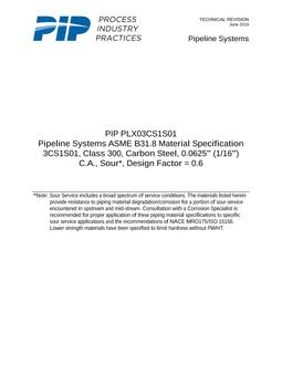 PIP PLX03CS1S01 PDF