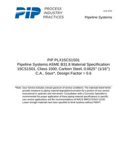 PIP PLX15CS1S01 PDF