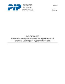 PIP CTSH1000 EEDS PDF