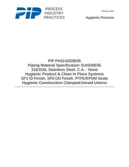 PIP PH314SD0E05 PDF