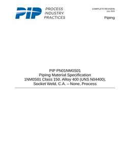 PIP PN01NM0S01 PDF