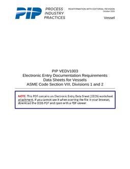 PIP VEDV1003 EEDS PDF