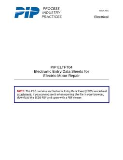 PIP ELTFT04 EEDS PDF