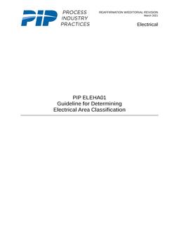 PIP ELEHA01 PDF