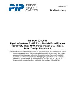 PIP PLX15CS0S01 PDF