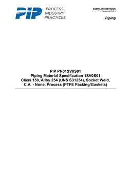 PIP PN01SV0S01 PDF