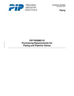 PIP PNSM0110 PDF