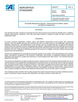 SAE AS9100D PDF