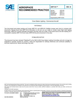 SAE ARP1161B PDF