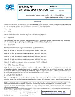 SAE AMS7033 PDF