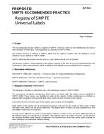 SMPTE RP 224 PDF