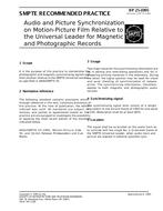 SMPTE RP 25-1995 PDF