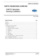 SMPTE EG 2074:2013 PDF