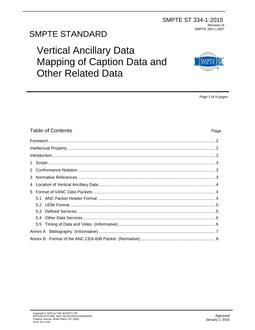 SMPTE ST 334-1 PDF