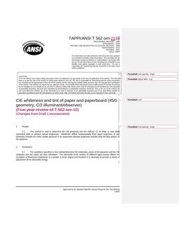 TAPPI T 562 PDF